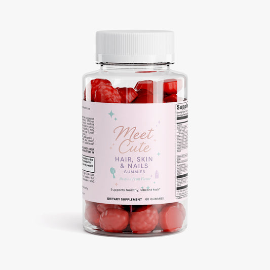 Meet Cute Hair, Skin & Nails Gummies-Enhanced Formula